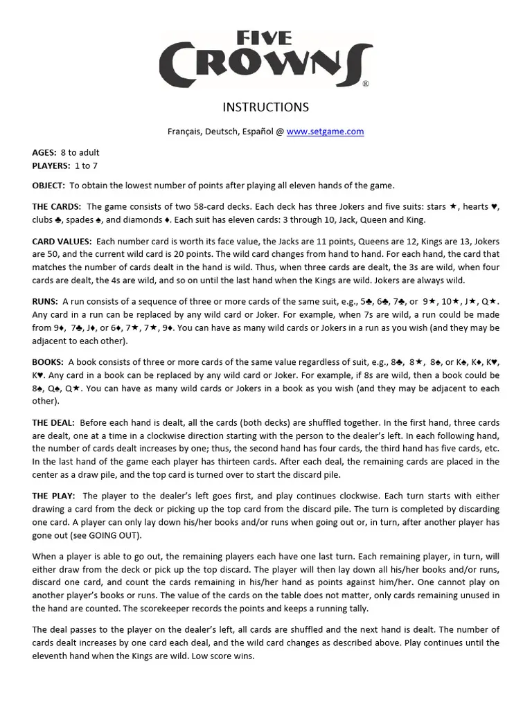 Five Crowns in Australia: a “one more round” card game that travels well